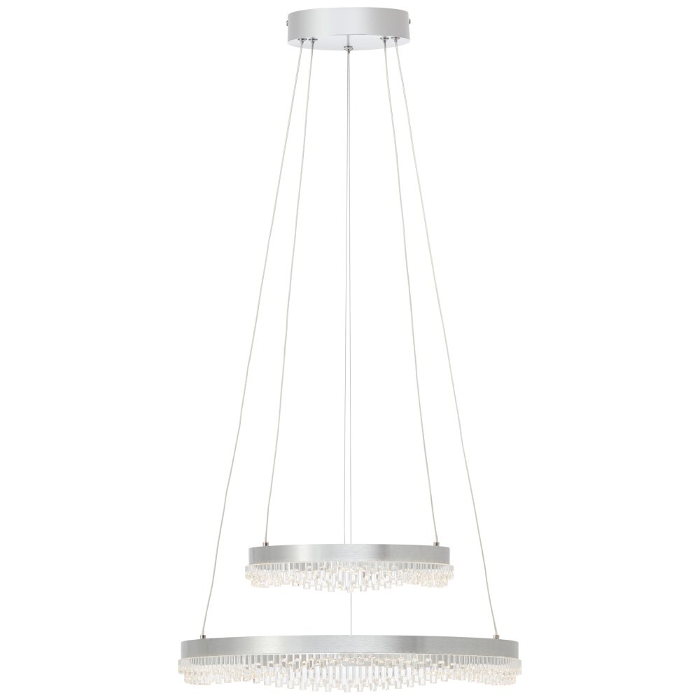 Oświetlenie Brilliant Aurora Lampa wisząca LED Srebrny, 1-punktowy, Zdalne sterowanie main product photo