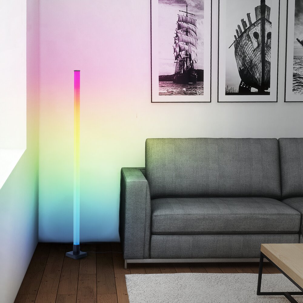 Oświetlenie Brilliant Neele Lampa stojąca LED Czarny, 1-punktowy, Zdalne sterowanie main product photo