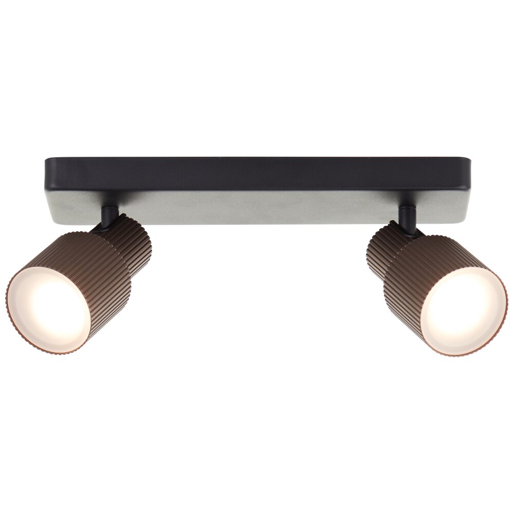 Oświetlenie Brilliant Cadiz Spot sufitowy LED Czarny, 2-punktowe main product photo