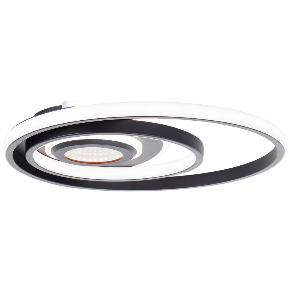 Oświetlenie Brilliant Opame Lampa sufitowa LED Czarny, 1-punktowy, Zdalne sterowanie main product photo