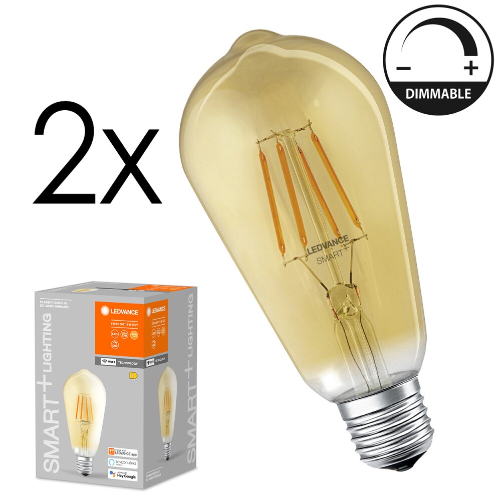 E27 LED 6 Watt ciepły biały przyciemnione 680 Lumen main product photo