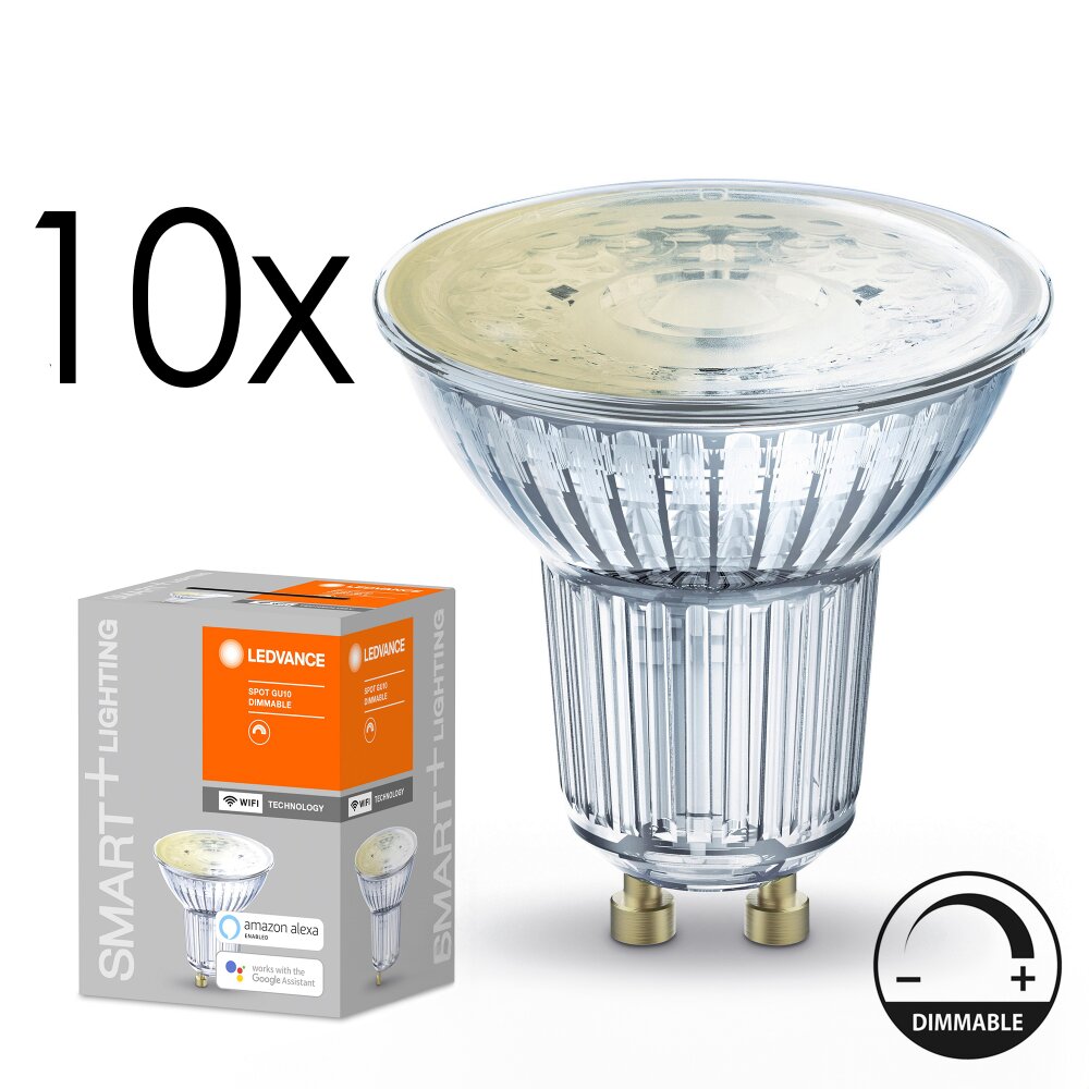 GU10 LED 5 Watt ciepły biały przyciemnione 350 Lumen main product photo