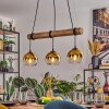Koyoto lampa wisząca, kula świetlna, lampa wisząca kolory naturalne, czarny, 3-punktowe