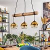 Koyoto lampa wisząca, kula świetlna, lampa wisząca kolory naturalne, czarny, 3-punktowe
