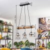 Koyoto lampa wisząca, kula świetlna, lampa wisząca kolory naturalne, czarny, 3-punktowe
