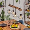 Koyoto lampa wisząca, kula świetlna, lampa wisząca kolory naturalne, czarny, 4-punktowe