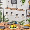 Koyoto lampa wisząca, kula świetlna, lampa wisząca kolory naturalne, czarny, 4-punktowe