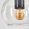 Koyoto lampa wisząca, kula świetlna, lampa wisząca kolory naturalne, czarny, 4-punktowe