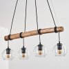 Koyoto lampa wisząca, kula świetlna, lampa wisząca kolory naturalne, czarny, 4-punktowe