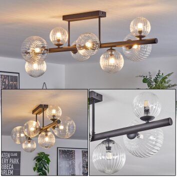 Chehalis Lampa sufitowa, Kula świetlna Przezroczysty, 8-punktowe