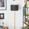 Bassagoda lampa stojąca kolory naturalne, czarny, 1-punktowy