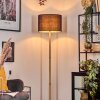Bassagoda lampa stojąca kolory naturalne, czarny, 1-punktowy