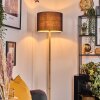 Bassagoda lampa stojąca kolory naturalne, czarny, 1-punktowy