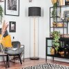 Bassagoda lampa stojąca kolory naturalne, czarny, 1-punktowy