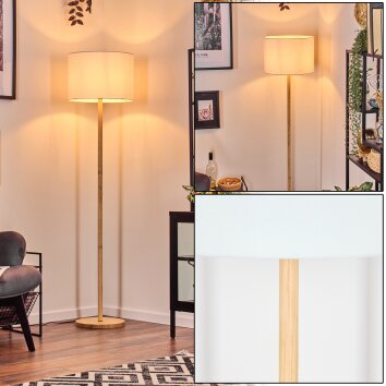 Bassagoda lampa stojąca kolory naturalne, 1-punktowy