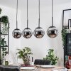 Gastor Lampa wisząca, Kula świetlna, Lampa wisząca Chrom, Przydymiony, 4-punktowe