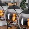 Gastor Lampa wisząca, Kula świetlna, Lampa wisząca Chrom, Przydymiony, 4-punktowe