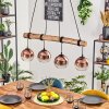 Koyoto lampa wisząca, kula świetlna, lampa wisząca kolory naturalne, czarny, 4-punktowe