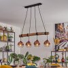 Koyoto lampa wisząca, kula świetlna, lampa wisząca kolory naturalne, czarny, 4-punktowe