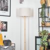 Bassagoda lampa stojąca kolory naturalne, czarny, 1-punktowy