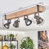 Pehefito Lampa sufitowa, Spot sufitowy Szary, Ecru, 4-punktowe