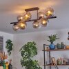 Gastor Lampa sufitowa, Kula świetlna Przezroczysty, Przydymiony, 8-punktowe