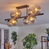 Gastor Lampa sufitowa, Kula świetlna Przezroczysty, Przydymiony, 8-punktowe