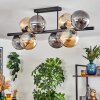 Gastor lampa sufitowa, kula świetlna bursztynowy, przydymiony, 8-punktowe