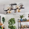 Gastor lampa sufitowa, kula świetlna bursztynowy, przezroczysty, przydymiony, 8-punktowe
