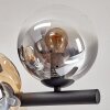 Gastor lampa sufitowa, kula świetlna bursztynowy, przezroczysty, przydymiony, 8-punktowe