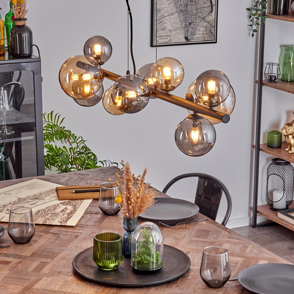 Chehalis Lampa wisząca, Kula świetlna, Lampa wisząca W kolorze bursztynu, Przydymiony, 10-punktowe main product photo