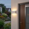 Gamas zewnętrzny kinkiet, lampa łazienkowa, lampa up & down, kinkiet biały, 1-punktowy