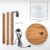 Bassagoda lampa stojąca kolory naturalne, 1-punktowy