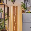 Terre lampa stojąca LED kolory naturalne, czarny, biały, 1-punktowy