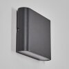 Gamas zewnętrzny kinkiet, lampa łazienkowa, lampa up & down, kinkiet LED antracytowy, 1-punktowy