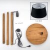 Bassagoda lampa stojąca kolory naturalne, 1-punktowy