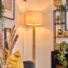 Bassagoda lampa stojąca kolory naturalne, czarny, 1-punktowy