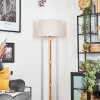 Bassagoda lampa stojąca kolory naturalne, czarny, 1-punktowy