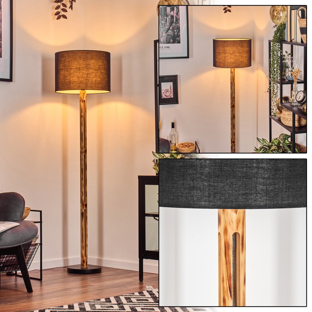 Bassagoda Lampa stojąca Ecru, Czarny, 1-punktowy main product photo