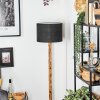 Bassagoda lampa stojąca kolory naturalne, czarny, 1-punktowy