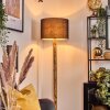 Bassagoda lampa stojąca kolory naturalne, czarny, 1-punktowy