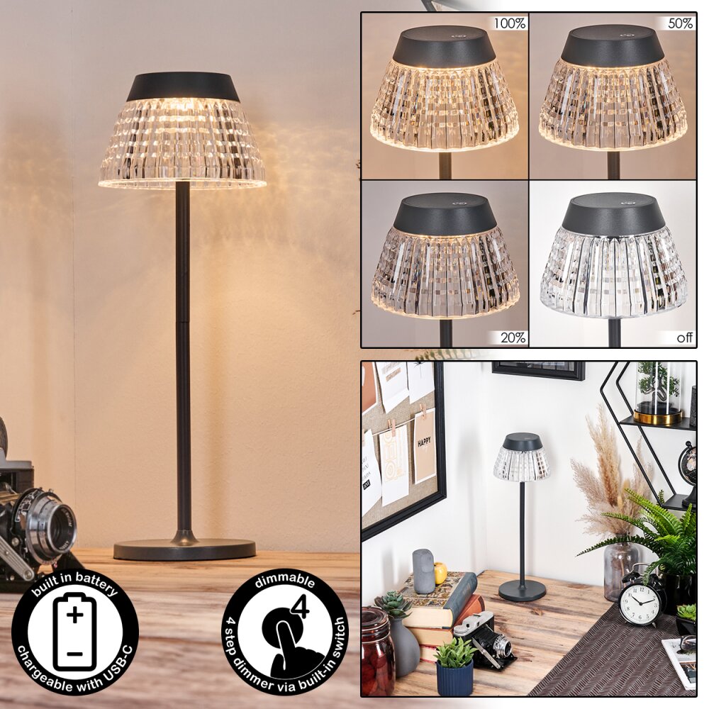 Macos Lampa biurkowa, Lampa stołowa, Lampa do czytania LED Antracytowy, 1-punktowy main product photo