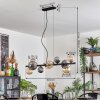Chehalis lampa wisząca, kula świetlna, lampa wisząca bursztynowy, przydymiony, 10-punktowe