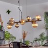 Chehalis lampa wisząca, kula świetlna, lampa wisząca bursztynowy, przydymiony, 10-punktowe