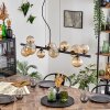 Chehalis lampa wisząca, kula świetlna, lampa wisząca bursztynowy, 10-punktowe