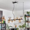 Chehalis lampa wisząca, kula świetlna, lampa wisząca bursztynowy, 10-punktowe