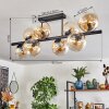 Gastor lampa sufitowa, kula świetlna bursztynowy, przezroczysty, 8-punktowe
