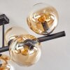Gastor Lampa sufitowa, Kula świetlna W kolorze bursztynu, Przezroczysty, 8-punktowe