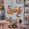 Gastor lampa wisząca, kula świetlna, lampa wisząca bursztynowy, przydymiony, 10-punktowe