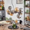 Gastor lampa wisząca, kula świetlna, lampa wisząca bursztynowy, przydymiony, 10-punktowe